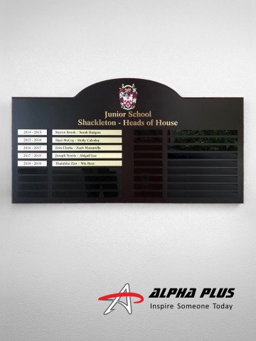 HONOUR BOARD - SCHOOL