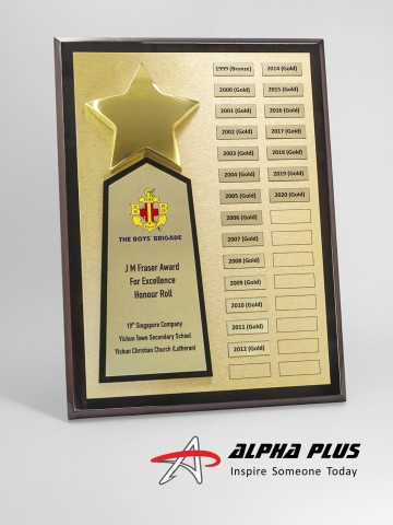 Perpetual Plaque - Star